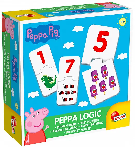 LISCIANI Peppa Pig logika brojevi ili boje