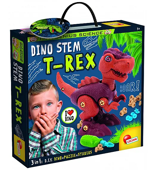 Lisciani I'm Genius sestavi dinozavra T-Rex