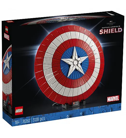 Lego kocke Super Heroes Štit Captaina Americe 76262