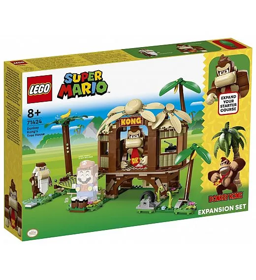 Lego kocke Super Mario Kućica na drvetu Donkeyja Konga – proširena staza 71424