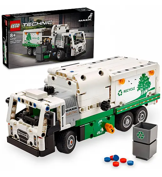 Lego kocke Technic Mack LR Electric smetarsko vozilo 42167