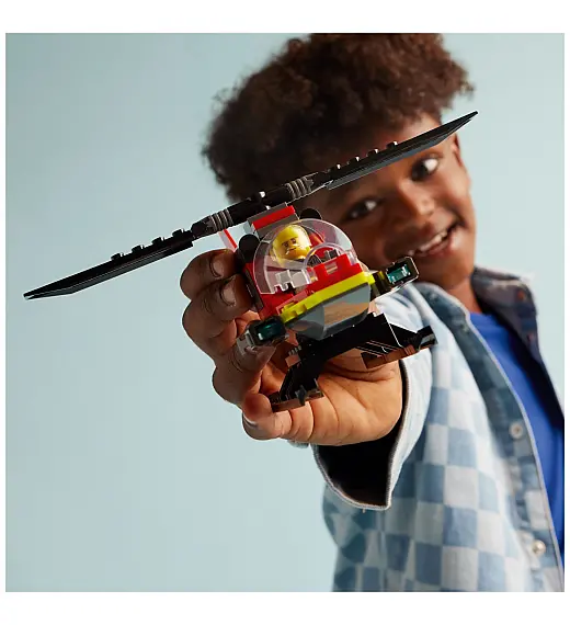 Lego kocke City Helikopter za reševanje iz požarov 60411