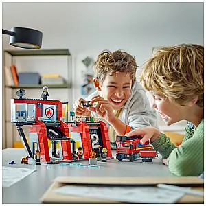 Lego kocke City Vatrogasna postaja i vatrogasni kamion 60414