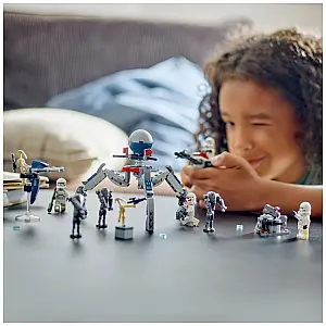 Lego kocke Star Wars Bojni komplet: klonirani vojnik i bojni droid 75372