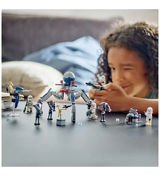 Lego kocke Star Wars Bojni komplet: klonirani vojnik i bojni droid 75372