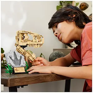 Lego kocke Jurassic World Fosili dinosaura: T. rexova lubanja 76964