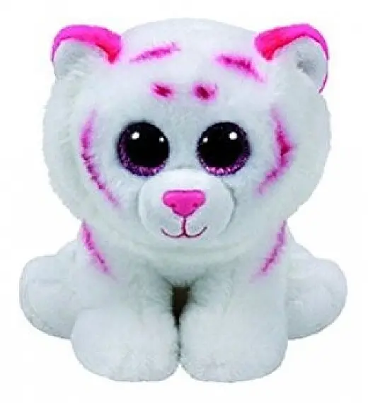 TY Tabor - bijelo/rozi tigar (15 cm) 42186