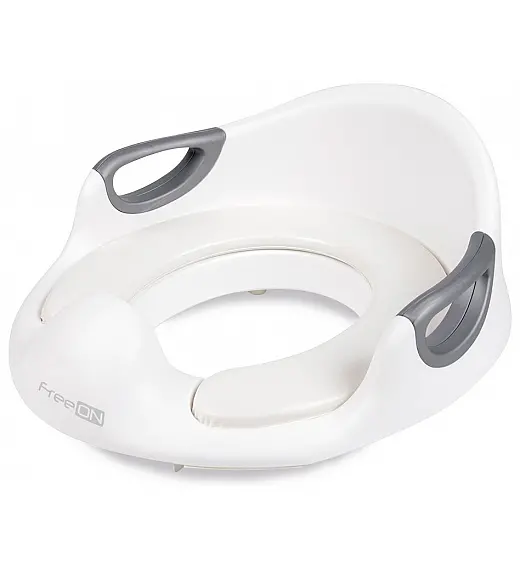 Nastavek za WC z naslonom white/gray