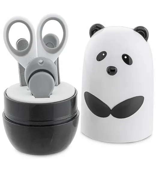 Chicco komplet za nego za nego 4 v 1 panda white-black