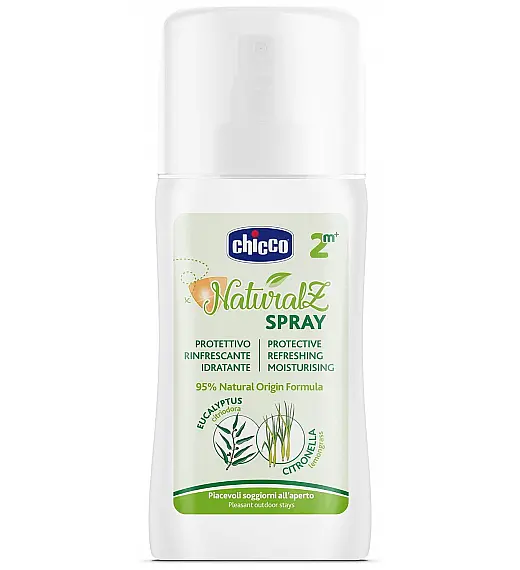 CHICCO zaščitna krema Naravno pomirjujoče in osvežilno pršilo, 100 ml Chicco