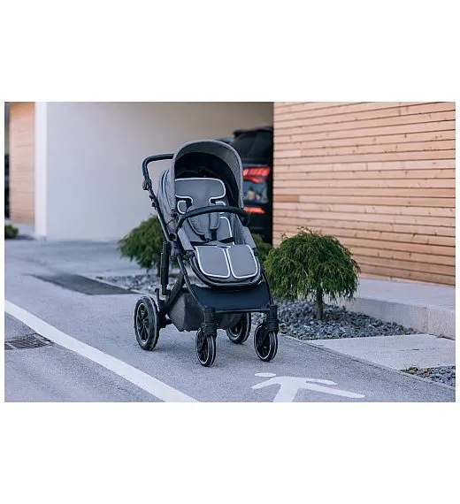 Univerzalna podloga za voziček in avtosedež 3D MESH Grey