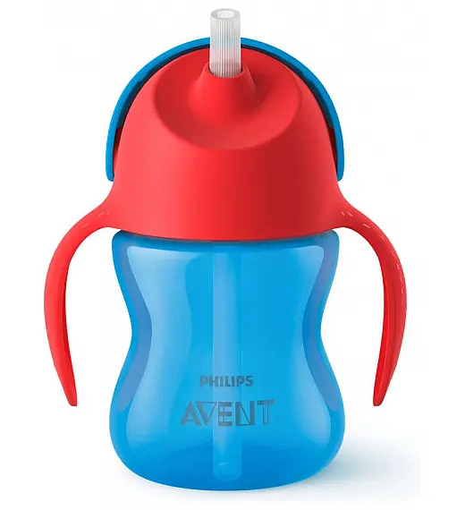 Avent SCF796/01 lonček s slamico, 200ml, 9m+, M