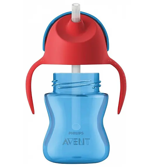 Avent SCF796/01 lonček s slamico, 200ml, 9m+, M