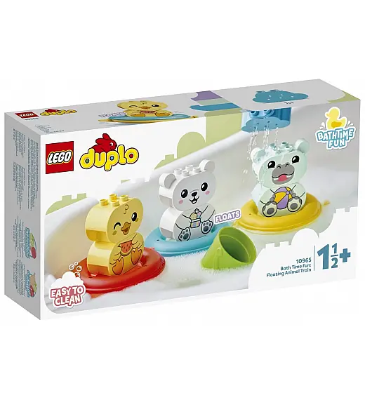 LEGO® DUPLO® 10965 Zabava med večernim kopanjem: Plavajoči živalski vlak