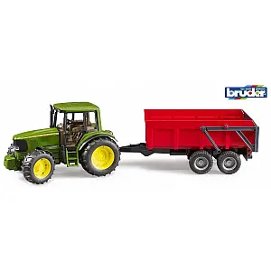 Bruder traktor John Deere 6920 s prikolico 02057