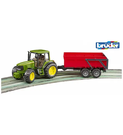 Bruder traktor John Deere 6920 s prikolicom 02057