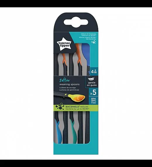 Tommee Tippee žlica z mehko konico, 4m+