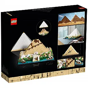 Lego kocke Architecture Velika piramida v Gizi 21058