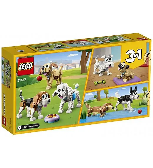 Lego kocke Creator Ljubki psički 31137