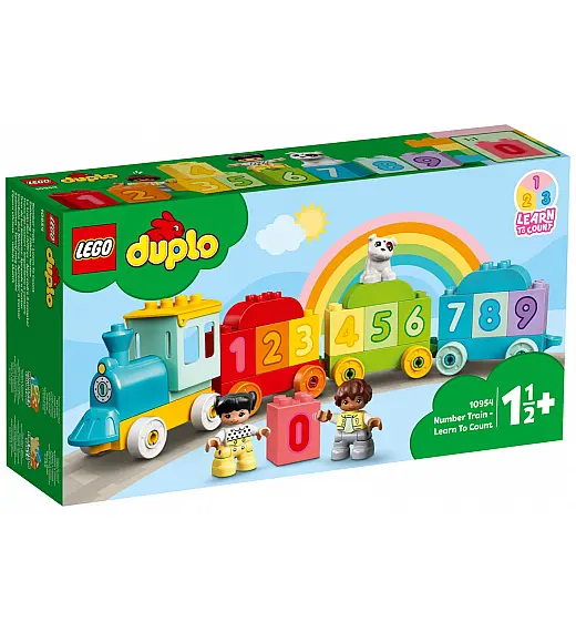 Lego kocke Duplo Številski vlak - učimo se šteti 10954