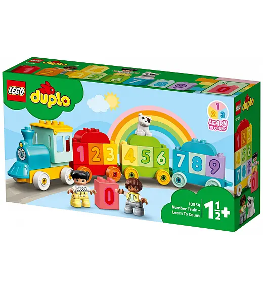 Lego kocke Duplo Številski vlak - učimo se šteti 10954
