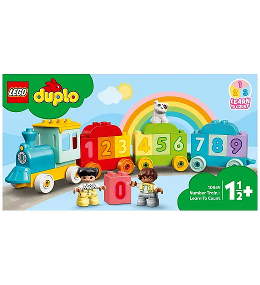 Lego kocke Duplo Številski vlak - učimo se šteti 10954
