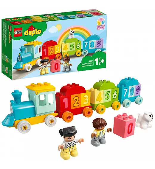 Lego kocke Duplo Številski vlak - učimo se šteti 10954