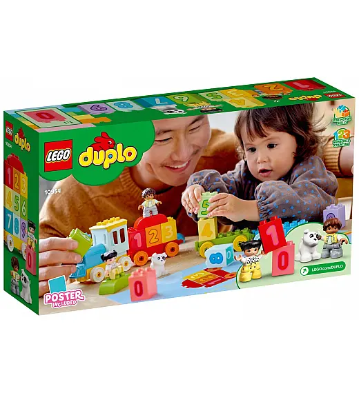 Lego kocke Duplo Številski vlak - učimo se šteti 10954