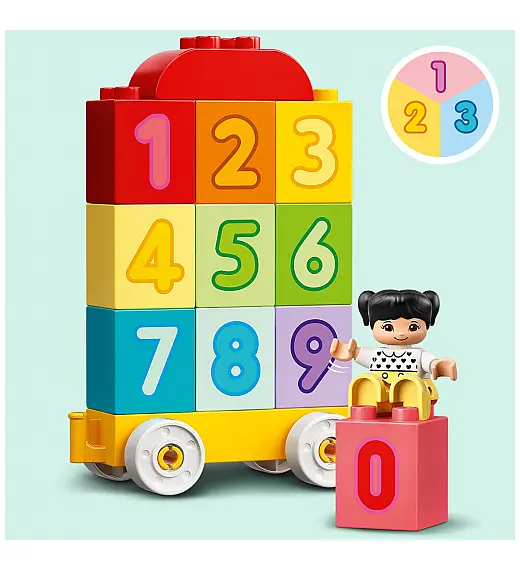 Lego kocke Duplo Številski vlak - učimo se šteti 10954