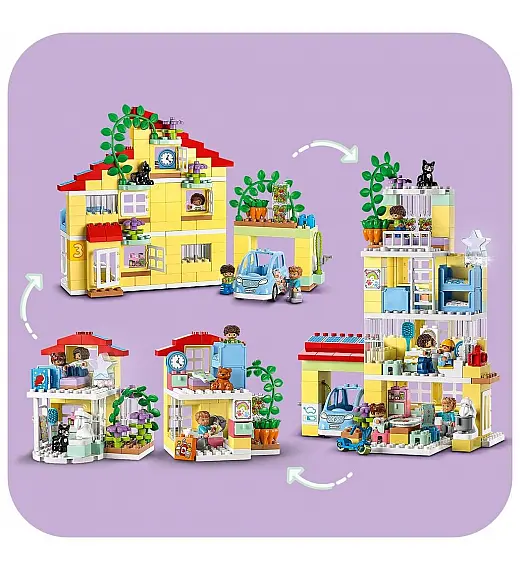 Lego Kocke Duplo Obiteljska kuća 3-u-1 10994
