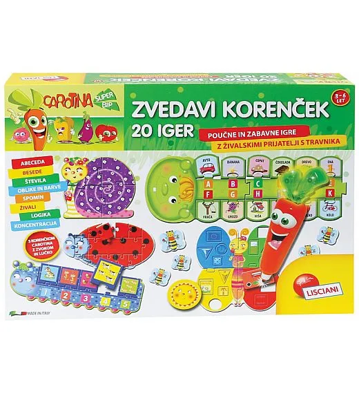 Lisciani zvedavi korenček 55289
