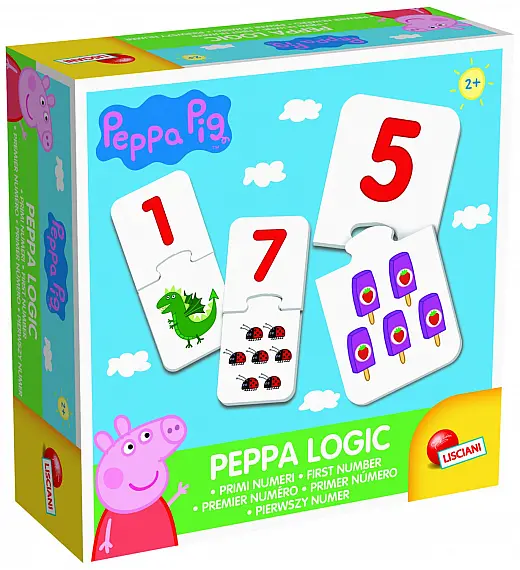 LISCIANI Peppa Pig logika brojevi ili boje