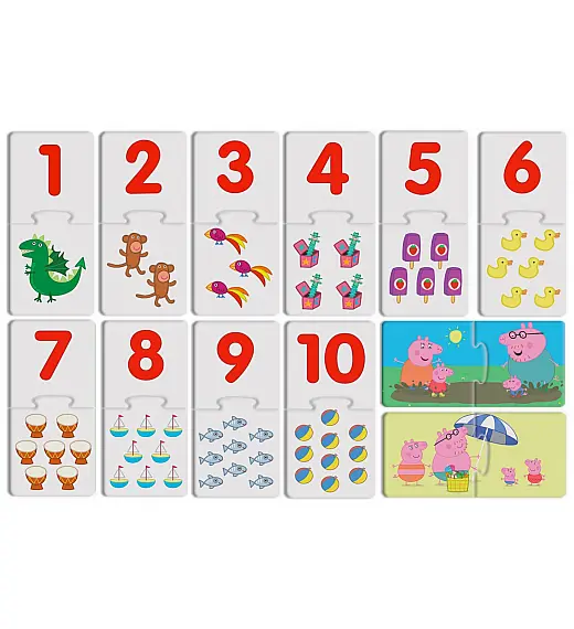 LISCIANI Peppa Pig logika brojevi ili boje