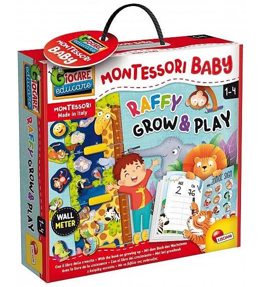 Lisciani Baby Montessori odrasti z žirafo