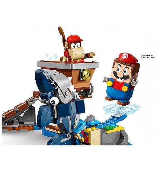 Lego kocke Super Mario 71425 Vožnja rudarskim kolicima Diddyja Konga – proširena staza