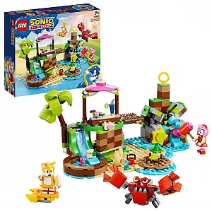 Lego kocke Sonic Amyjin otok za reševanje živali 76992 