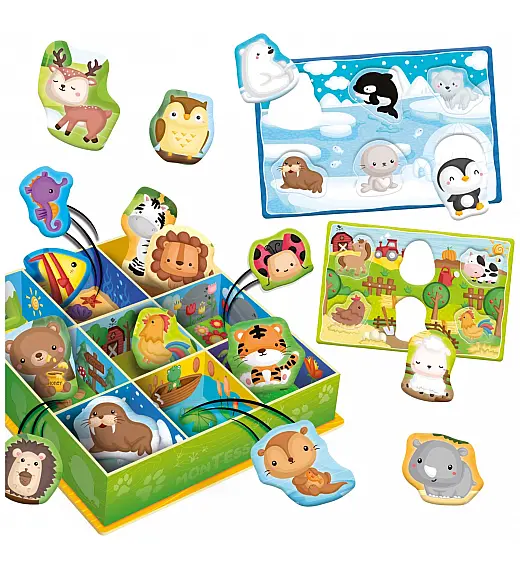 LISCIANI Montessori Baby životinje i staništa igra grupiranja i sortiranja 92772