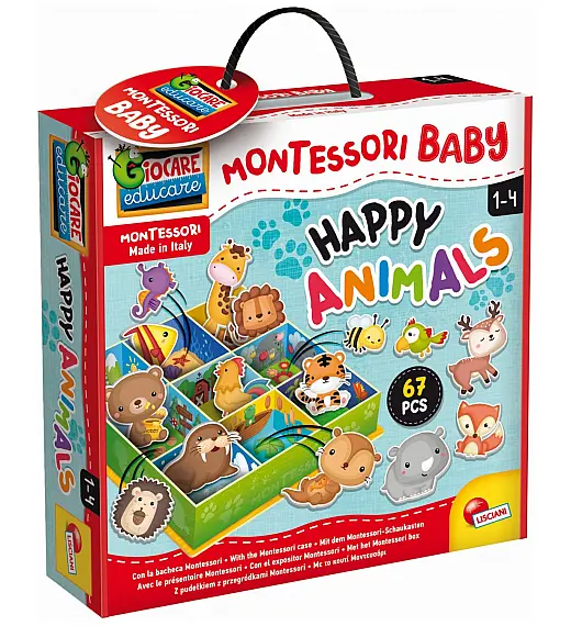 LISCIANI Montessori Baby životinje i staništa igra grupiranja i sortiranja 92772