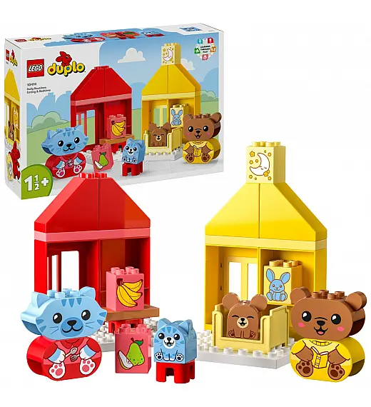Lego kocke Duplo Moje prve svakodnevne rutine – obroci i spavanje 10414