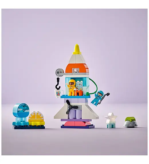 Lego kocke Duplo Dogodivščina z vesoljskim plovilom 3n1 10422