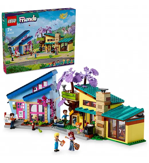 Lego kcoke Friends Obiteljske kuće Ollyja i Paisley 42620