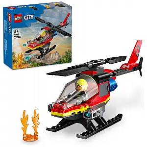 Lego kocke City Helikopter za reševanje iz požarov 60411