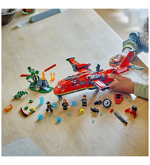 Lego kocke City Letalo za reševanje iz požarov 60413