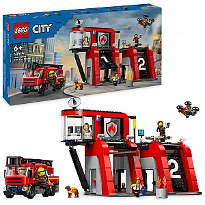 Lego kocke City Vatrogasna postaja i vatrogasni kamion 60414