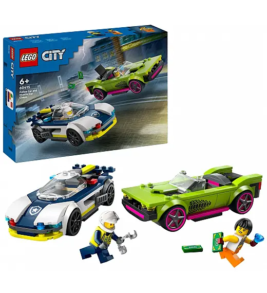 Lego kocke City Utrka policijskog i sportskog auta 60415