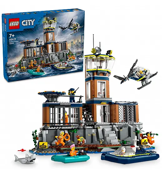 Lego kocke City Policijski Otoški zapor 60419