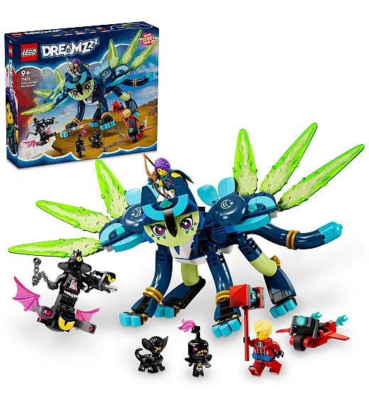 Lego kocke Dreamzzz Zoey and Zian the Cat-Owl 71476