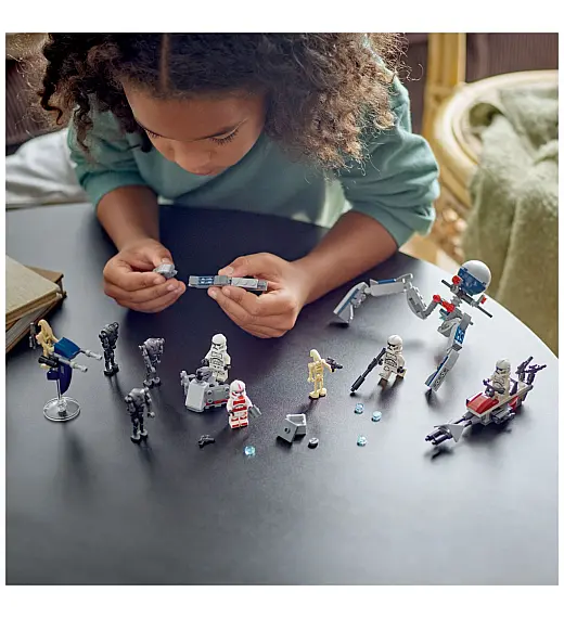 Lego kocke Star Wars Bojni komplet: klonirani vojnik i bojni droid 75372