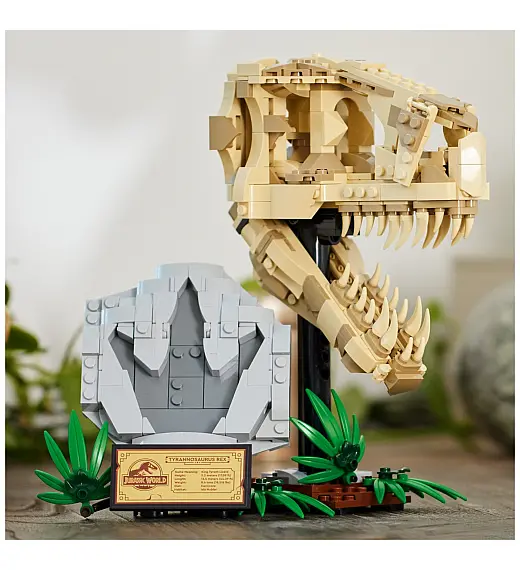 Lego kocke Jurassic World Fosili dinosaura: T. rexova lubanja 76964