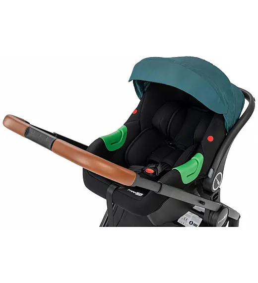 Otroški voziček 3v1 JOY Plus Green